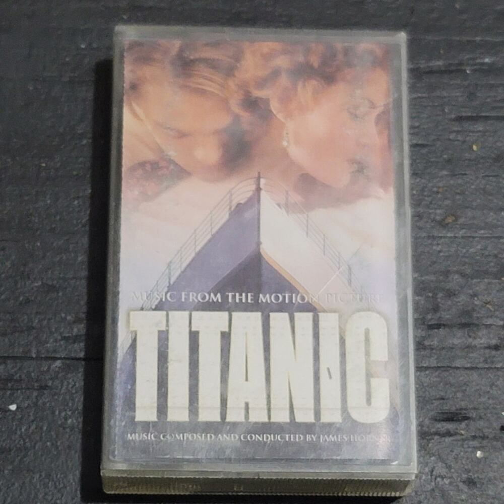 Vtg 1997 Titanic Motion Picture Soundtrack Cassette Tape